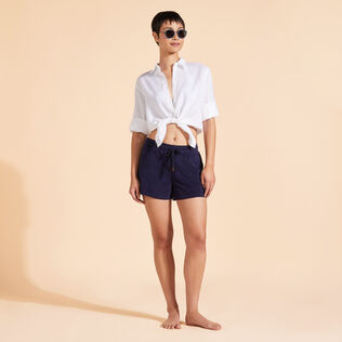 Camisa de Lino Blanco detalles vista 2
