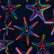 Disco Stars Unisex-Hemd aus Bio-Baumwolle Marineblau 