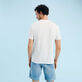Men Cotton T-shirt Cannes Off white back worn view