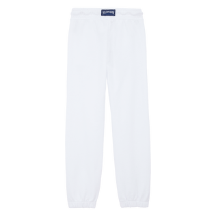 Pantaloni jogger bambino in cotone tinta unita