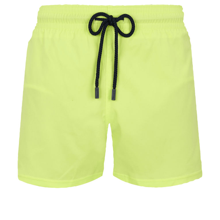 Men Swimwear Short And Fitted Stretch Solid - Swimming Trunk - Man - Green - Size XL - Vilebrequin