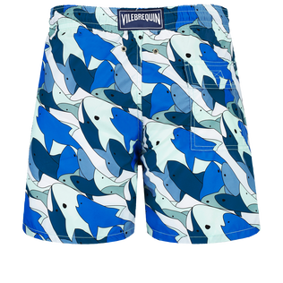 Bañador con estampado Shark All Around para hombre Thalassa vista trasera