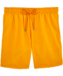 Men Swimwear Solid Mango front view