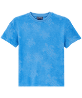 Rondes des Tortues T-Shirt mit Rundhalsausschnitt aus Frottee für Kinder Ozean Vorderansicht