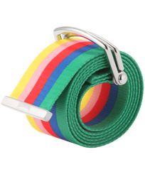 Water-resistant belt Rainbow - Vilebrequin x JCC+ - Limited Edition White front view