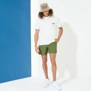 Costume da bagno uomo tinta unita - Vilebrequin x Highsnobiety Basil dettagli vista 1