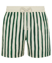 Pantaloncini mare uomo elasticizzati HS Stripes - Vilebrequin x Highsnobiety Garden vista frontale
