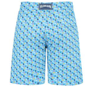 Bañador largo con estampado Micro Ronde des Tortues Rainbow para hombre Divine vista trasera