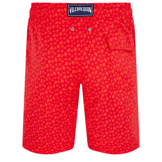 Men Stretch Long Swimwear Micro Ronde Des Tortues Peppers back view