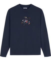 Herren Andere Bestickt - Neo Medusa T-Shirt mit Cord-Logo für Herren, Marineblau Vorderansicht