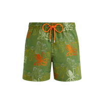 Men Embroidered Swim Trunks Octopussy - Limited Edition Camouplage front view