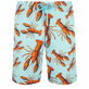 Costume da bagno uomo elasticizzato lungo Lobster Laguna vista frontale