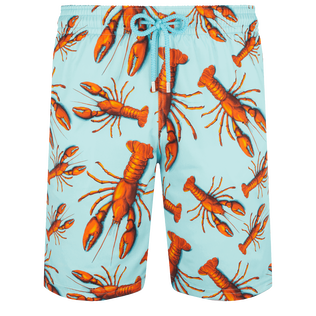 Costume da bagno uomo elasticizzato lungo Lobster Laguna vista frontale