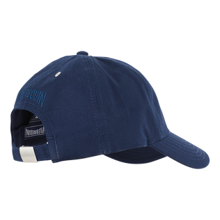 Kids Cap Solid Navy back view