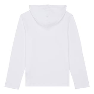 Camiseta de manga larga con capucha de tejido terry para hombre