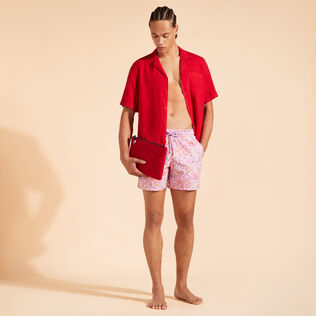 Men Swim Shorts Embroidered Noumea Sea - Limited Edition Marshmallow 细节视图1