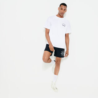 Vilebrequin x BAPE® BLACK T-Shirt mit Schildkröten-Print für Herren Weiss Details Ansicht 1