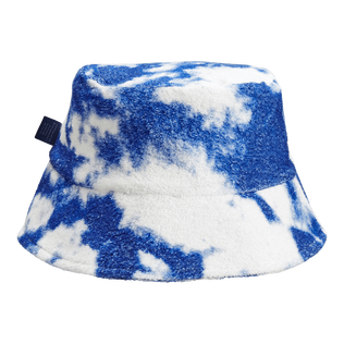 Gorro de pescador con estampado Tie & Dye para niños Azul marino vista trasera