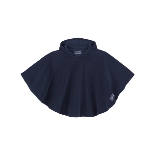 Conjunto en tejido terry de color liso para bebé Azul marino detalles vista 6
