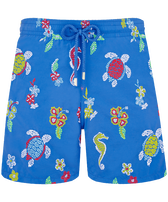 Men Swim Shorts Embroidered Mosaïque - Limited Edition Earthenware front view
