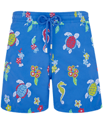 Men Swim Trunks Embroidered Mosaïque - Limited Edition Earthenware front view