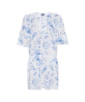 Robe en viscose femme Medusa and Shells Blanc vue de face