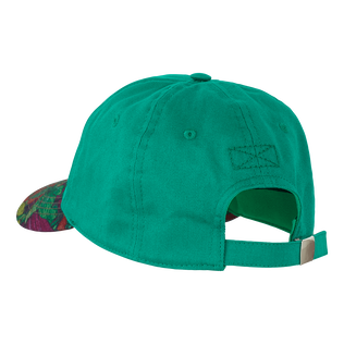 Cappellino uomo stampato Marché Provencal Emerald vista posteriore