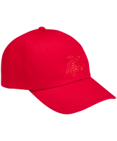 Unisex Cap Solid Poppy red front view