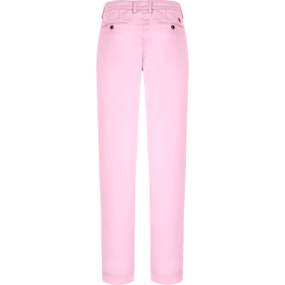 Men Cotton Chino Pants Solid Ballet shoe back view
