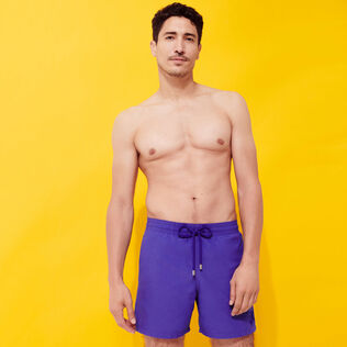 Bañador con estampado Ronde De Tortues reactivo al agua para hombre Purple blue detalles vista 2