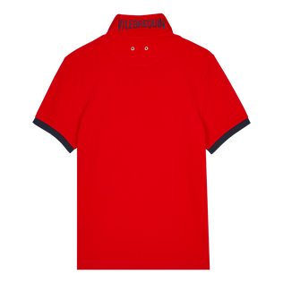 Mens black and on sale red polo shirt