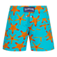 Starfish Dance Stretch-Badeshorts für Jungen Curacao Rückansicht