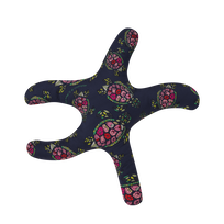 Pillow Navy Blue Provencal Turtles Navy 正面图