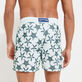 Men Swim Shorts Starfish Dance Flocked Glacier back worn view