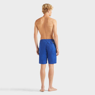 Men Cotton Stretch Bermuda Shorts Turtle Marrakech back worn view