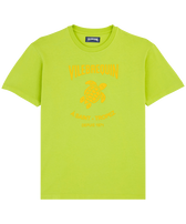 T-shirt en coton imprimé en gomme homme Citronnelle vue de face