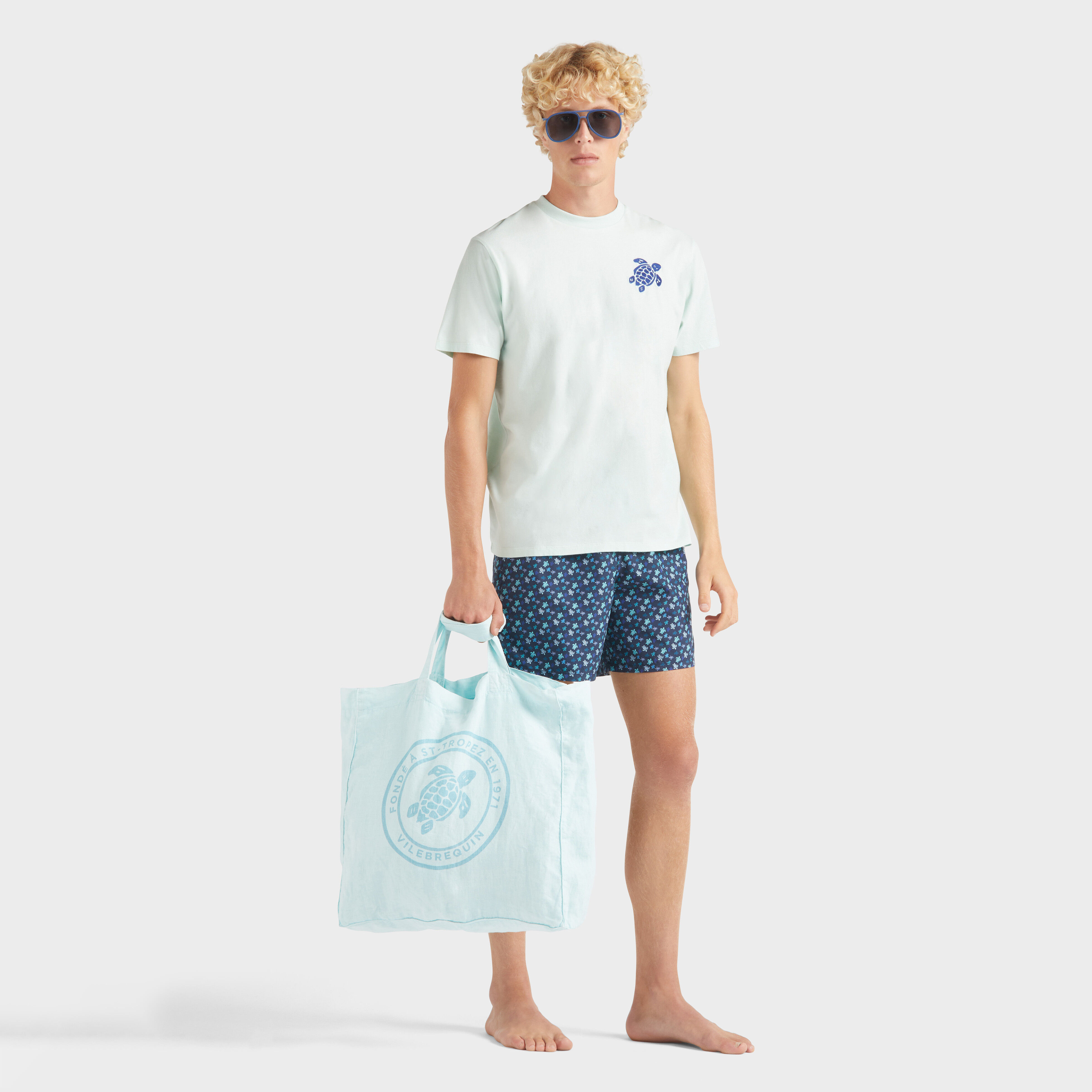 Men Swim Shorts Micro Ronde Des Tortues Rainbow | Vilebrequin