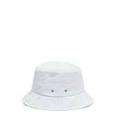 Embroidered Bucket Hat Turtles All Over Weiss Vorderansicht