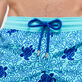 Bañador elástico largo con estampado Turtles Splash para hombre Lazulii blue detalles vista 1