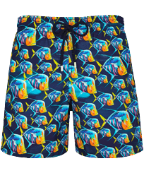 Pantaloncini mare uomo Piranhas Blu marine vista frontale