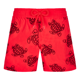 Boys Swim Trunks Ronde Des Tortues Flocked