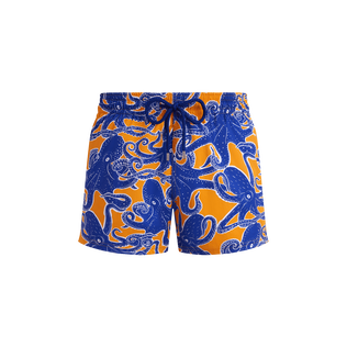 Men Stretch Short Swim Shorts Poulpes Mango front view