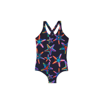【MCNCHIPS】23SS★ Spinning Heart swimwear Girls One-piece Swimsuit Disco Stars | Vilebrequin