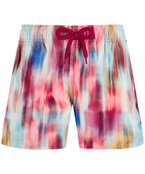 Bañador ultraligero y plegable con estampado Ikat Flowers para niño Multicolores vista frontal