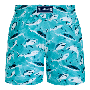 Men Ultra-Light and Packable Swim Shorts Requins Lagoon back view