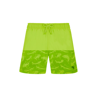 Boys Swim Trunks Water-reactive Requin Lime details view 1