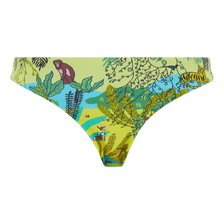 Culotte bikini donna Jungle Rousseau Zenzero vista frontale