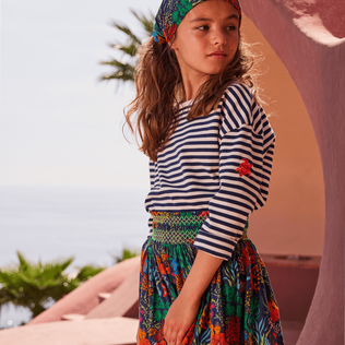 Jupe bleu marine fille hot sale