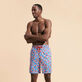 Men Long Swimwear Ultra-light and Packable Crabs & Shrimps Earthenware front worn view