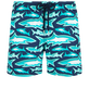 男士 Requins 3D 游泳短裤 Navy 正面图